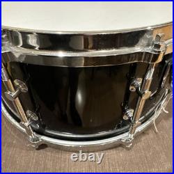 Lang / Gladstone 7x14 8 Ply Maple Black Snare Drum From The Maxwell Collection