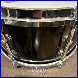 Lang / Gladstone 7x14 8 Ply Maple Black Snare Drum From The Maxwell Collection