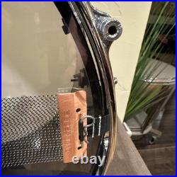 Lang / Gladstone 7x14 8 Ply Maple Black Snare Drum From The Maxwell Collection