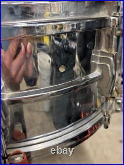 Late 1930s Super Ludwig brass snare drum Excellent