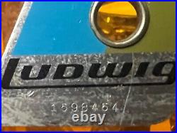 Late 70's Ludwig Vistalite Amber 4 piece Drum Kit Late 70's Ludwig Vistalite Amber 4 piece Drum Kit