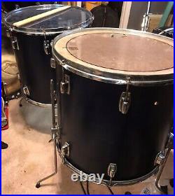 Late 80's Ludwig Rocker 9 pc. Double Bass drum set with Snare
