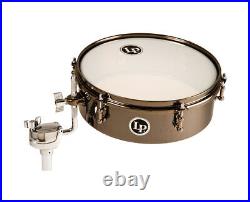 Latin Percussion 4 x 12 Drum Set Black Nickel Timbale