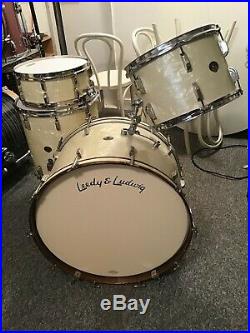 Leedy & Ludwig Drum Set 1950s VGC Players Grade NO SNARE
