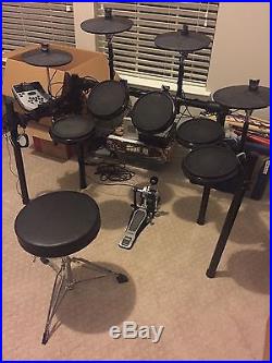 Lightly Used Alesis DM7X Electronic Drum Set with Throne
