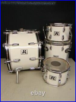 Local Pickup Only Rogers Big R Drumset, New England White (MB1028273)
