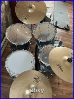 Local Pickup only-Pearl Acoustic 5 pc Drum Kit with Cymbals