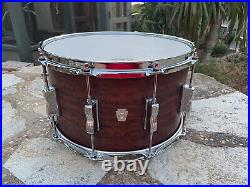 Ludwig 14 x 8 Standard Maple Chestnut Finish Snare Drum