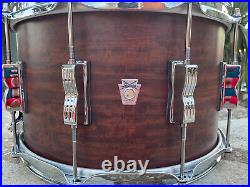 Ludwig 14 x 8 Standard Maple Chestnut Finish Snare Drum