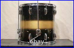 Ludwig 1961 Star Classic 3 Piece Vintage Drum Set In Black And Gold Finish Ludwig 1961 Star Classic 3 Piece Vintage Drum Set In Black And Gold Finish
