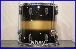 Ludwig 1961 Star Classic 3 Piece Vintage Drum Set In Black And Gold Finish Ludwig 1961 Star Classic 3 Piece Vintage Drum Set In Black And Gold Finish