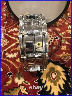 Ludwig 1966 Oyster Black Pearl Downbeat Drum Set Excellent Condition