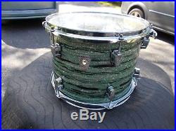 Ludwig 2012 Keystone 7pc drum set mint oyster green 10,12,13,16,18,22 & snare
