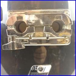 Ludwig 22,12,13,16 Rockers Drum Set 90s Vintage Black Cortex B/O Badges Bass/Tom