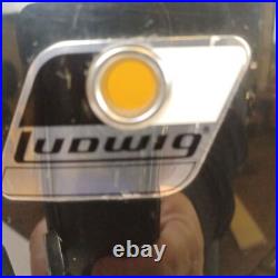 Ludwig 22,12,13,16 Rockers Drum Set 90s Vintage Black Cortex B/O Badges Bass/Tom