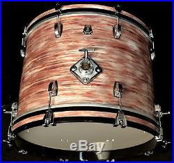 Ludwig 22,20,10,12,14,16,5.5 Oyster Pink drum set
