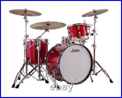 Ludwig 24 Classic Maple Pro Beat 3-Piece Shell Pack Red Sparkle Used