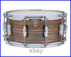 Ludwig 6.5x14 Copper Snare Drum Natural Patina