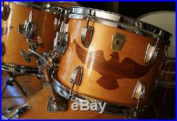 Ludwig 75th Anniversary Drum Set 1984 Eagle kit with snare, Rare