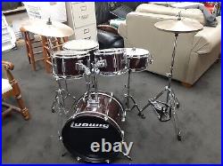 Ludwig Accent 5 Drum Set Upgraded Junior Kids Compact Adult Cocktail BeBop Kit