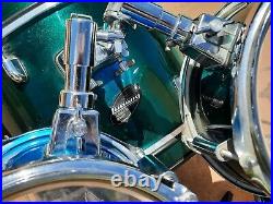 Ludwig Accent CS Combo Acoustic Drum Kit Set Kids Junior Electric Blue