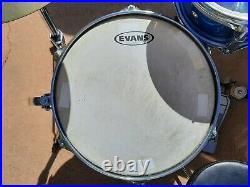 Ludwig Accent CS Combo Acoustic Drum Kit Set Kids Junior Electric Blue