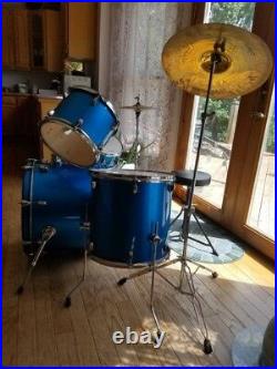 Ludwig Accent CS Combo Drum Set Electric Blue