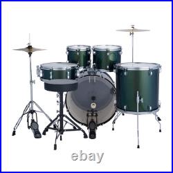 Ludwig Accent Fuse 5-Piece Shell Pack Jade Dust
