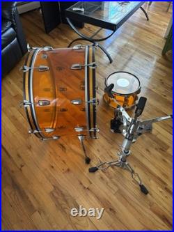 Ludwig Amber Vistalite Drums
