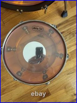 Ludwig Amber Vistalite Drums