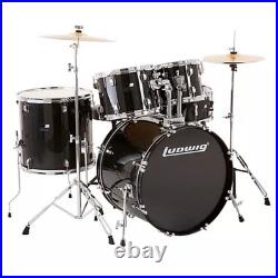 Ludwig BackBeat Complete 5-Piece Drum Set With Hardware and Cymbals