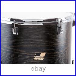 Ludwig Backbeat Elite 5Piece Complete Drum Set 22 Bass Midnight Grain LN