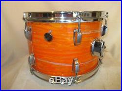 Ludwig Big Beat 12 13 16 22 Drum Set Mod Orange Keystone Vintage 1968
