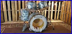 Ludwig Big Beat Drum Set in Sky Blue Pearl vintage 70's era Blue Olive