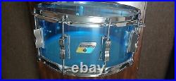 Ludwig Blue Vistalite Drums (13/14/14s/16/24)