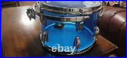 Ludwig Blue Vistalite Drums (13/14/14s/16/24)