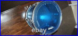 Ludwig Blue Vistalite Drums (13/14/14s/16/24)