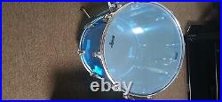 Ludwig Blue Vistalite Drums (13/14/14s/16/24)