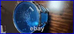 Ludwig Blue Vistalite Drums (13/14/14s/16/24)