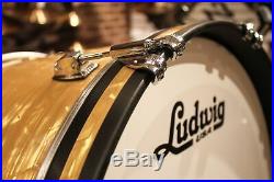 Ludwig Classic Maple 3-pieces Aged Onyx Drum Set (10-14-20) Used
