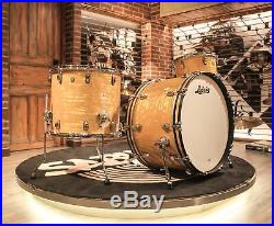Ludwig Classic Maple 3-pieces Aged Onyx Drum Set (13-18-24) Used