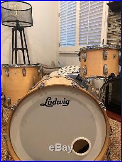 Ludwig Classic Maple Drum Set in Natural Finish