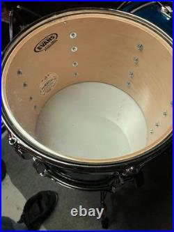 Ludwig Classic Maple Fab 3-piece Shell Pack Blue Sparkle