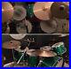 Ludwig-Classic-Maple-Green-Sparkle-Zep-set-Supraphonic-snare-with-Paiste-cymbals-01-paly