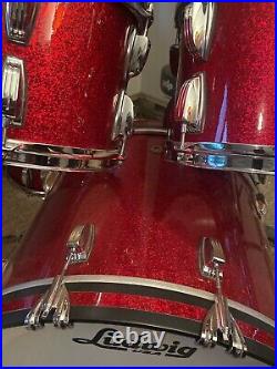 Ludwig Classic Maple drum set 10/12/14/20 red sparkle 2019