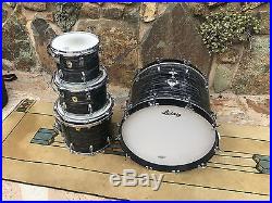 Ludwig Classic Series Maple 4pc Black Oyster Pearl Finish Drum Set Kit