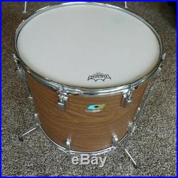 Ludwig Classic USA Maple 4 piece Drum set 1970's Walnut Wrap Finish Chicago, USA