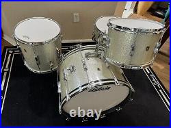 Ludwig Club Date Drum Set Silver Sparkle 1965