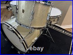 Ludwig Club Date Drum Set Silver Sparkle 1965