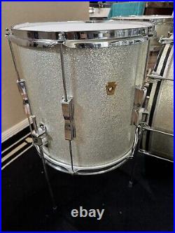 Ludwig Club Date Drum Set Silver Sparkle 1965